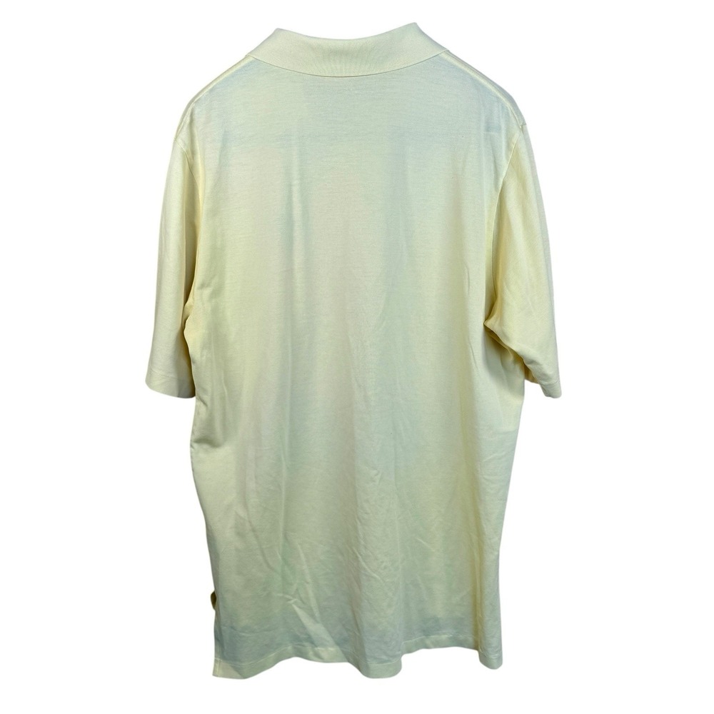 Polo Golf Ralph Lauren Pebble Beach Shirt Mens Size Lg Butter Yellow Pima Cotton - Picture 2 of 7